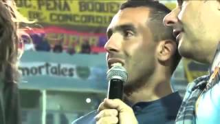 Carlitos Tevez quotEl que no salta se fue a la Bquot [upl. by Ojytteb]