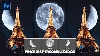 Crear pinceles personalizados ¡EN MENOS DE 1 MIN con Photoshop [upl. by Eromle]