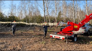 🌲Cuts everything Incredible Wood Chipper Working [upl. by Jeanie]