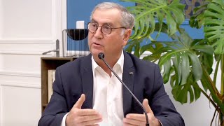 LINTERVIEW Baisse de 10 de la taxe des ordures ménagères  Bernard Angelras fait le point [upl. by Notyalk]