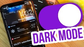 iOS Dark Mode iPhone X Xs XR [upl. by Pardoes]