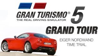 GT5 Grand Tour  Eiger Nordwand Time Trial How to get Gold HD [upl. by Ahsykal635]