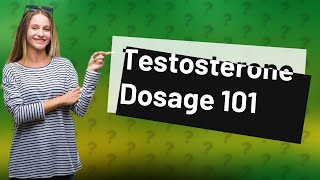 Is 1 mL of testosterone 200 mg [upl. by Haimaj]