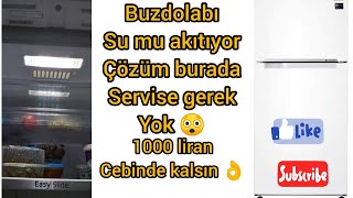 Buzdolabı su akıtıyor Samsung buzdolabı su akıtıyor 😲 videoyu izle 1000 liran cebinde kalsın 👌 [upl. by Htiaf]