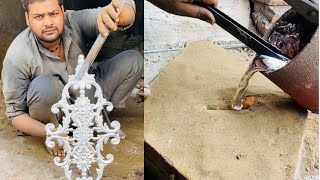 How to Make an Aluminum Casting Gate Grill Decor  DIY Gate Design Ideas [upl. by Eat]