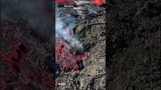 Hawaiis Kilauea volcano erupts shorts [upl. by Chane997]