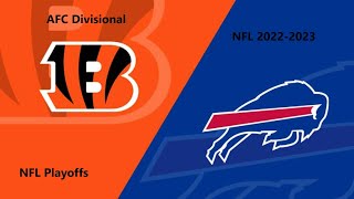 NFL 20222023 Season  AFC Divisional Bengals  Bills [upl. by Sigmund]