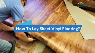 How To Lay Sheet Vinyl Flooring How to Installation 2023 Full Guide Video Vinyl Flooring [upl. by Yrram378]