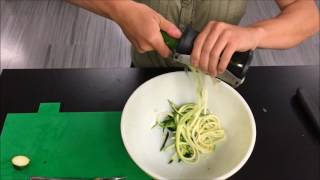 How to Use a Spiralizer [upl. by Nyrual]