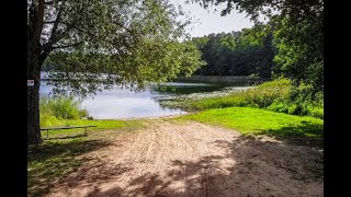 MAZURY  Działka budowlana 100 m od plaży nad jeziorem Orzysz Odoje  powiat Piski [upl. by Ettenil267]