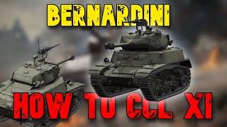 How To Bernardini CCL X1 NEW Tier 7 Premium WoT Console  World of Tanks Console [upl. by Glori]