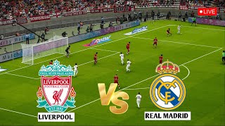 🔴 LIVE  LIVERPOOL vs REAL MADRID I UEFA Champoins League 2425 I eFOOTBALL PES 21 GAME [upl. by Draw918]