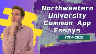 Northwestern University 2024 Common App Essays northwestern commonapp collegeadmissions [upl. by Amble]