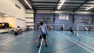 Badminton Alberta Junior Circuit Silver  Uziel Set 1 Round of 16  11092024 [upl. by Lemrahs]