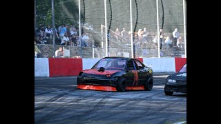 Agassiz Speedway Sept 21 Mini Stock Car 74 onboard [upl. by Nagaet]