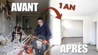 1 AN DE RENOVATION EN 15MIN [upl. by Nawtna742]