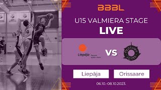 Liepaja 2009 vs Orissaare 2009  BBBL boys U15 [upl. by Yaniv]