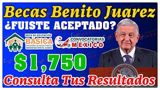 🤑 FELICIDADES 🎉 Becarios Benito Juárez ASI PUEDES CONSULTAR SI FUISTE ACEPTADO en la BECA BÁSICA [upl. by Yeleek]