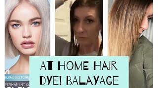 DIY Hair Toner  Maintaining My BalayageOmbre Hair At Home [upl. by Enylhsa]