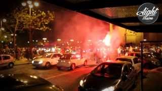 PSG  Les supporters envahissent lArc de triomphe et les ChampsÉlysées  by AIGHT VISION [upl. by Bovill471]