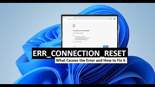 Fix ERRCONNECTIONRESET on Chrome  Chrome Not Working  Internet Not Working on chrome 2024 [upl. by Assila17]