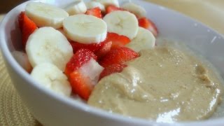 Stay Fit Sunday  Simple Oatmeal With Fruit  Nut Butter [upl. by Htiek]