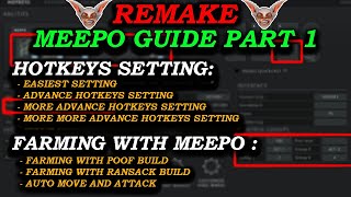 EASY MEEPO GUIDE  EASY AND ADVANCE SETTINGS  How to Play Meepo PART 1 [upl. by Aivila]