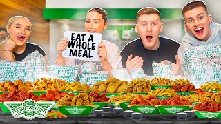 Last to STOP Eating WINGSTOP Wins £1000  Challenge VS YOUTUBERS [upl. by Anafetse742]