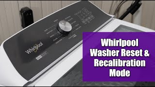 How to Reset a Newer Maytag or Whirlpool Washing Machine Factory Calibration Mode [upl. by Broder624]