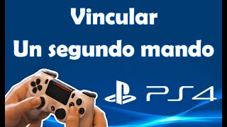 como vincular un segundo mando de ps4 [upl. by Swanhilda]