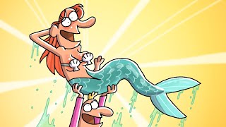 Adopting A Mermaid 😂  Cartoon Box 354  by Frame Order  Hilarious Cartoons [upl. by Lundin]