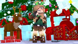 HIDING AS AN ELF IN THE NORTH POLE  Minecraft Little Kelly [upl. by Shepard]