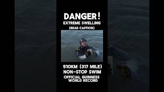 World’s longest nonstop swim 510km 317 mile temp 8°C 464°F see comments for explanation [upl. by Wane259]