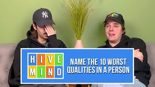 Guessing The 10 Worst Qualities In A Person [upl. by Stock554]