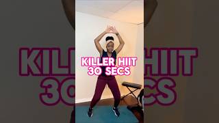 Killer HIIT hiitworkout cardiohiit motivation fitnessmotivation empowerher nogymworkout mom [upl. by Halika354]