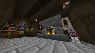 1 Hour of Relaxing minecraft Fireplace Ambience [upl. by Retxed925]