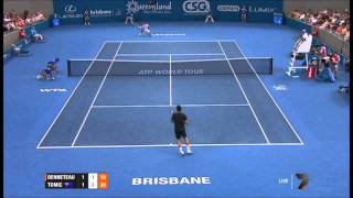 Bernard Tomic  What is that shot No one plays that shot [upl. by Carilla]