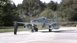 Messerschmitt Me 262  engine start  original sound [upl. by Enida532]