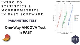 Parametric Test OneWay ANCOVA in PAST Software [upl. by Rickard]