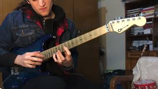 Meshuggah  Born In Dissonance guitar solo cover George Theodoropoulos [upl. by Nosnaj]