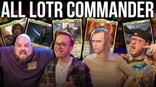 All Custom LOTR Commander Decks  Commander Gameplay Live [upl. by Geilich]