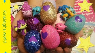 Hatchimals Surprise6 Rare Hatchimals Colleggtibles Glitter Eggs FoundRare Hatchimals CollEGGtibles [upl. by Marcile100]