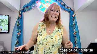 20240707 Rev Dr Nancy Smith came to Center of Enlightenment in Ferndale [upl. by Vania]