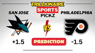 111124 San Jose Sharks vs Philadelphia Flyers Best Bets  NHL Picks With Bonnie amp Clyde [upl. by Essinger]