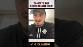 Lead Scout Cooper Trinkle discusses his ideal 2024 Indiana baseball player 👤 baseballlifestyle [upl. by Effy]