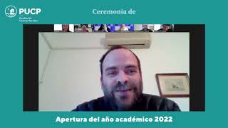 Palabras del profesor Manuel Dammert Sociología Apertura del año académico 2022 [upl. by Orat]