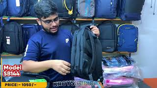 SohanB New Laptop amp Office amp Regular Backpack MSB144 Black [upl. by Allebara]