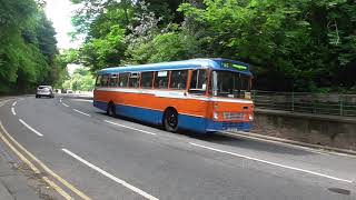 old charter bus taking people to Morpeth fair [upl. by Siugram]