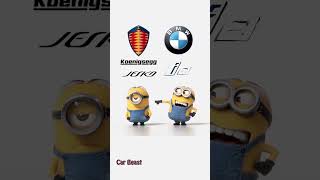 Koenigsegg Jesko Vs BMW i8 minions style funnystatus funny tiktok foryou trending asmr car [upl. by Partan981]