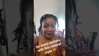 Medium Length Natural Hairstyle Ideas For With Small Plats ❤️ shorts [upl. by Glenine560]